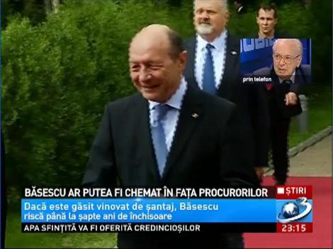 Traian Băsescu riscă până la 7 ani de închisoare pentru şantaj, după ce a ameninţat-o anul trecut pe Gabriela Firea