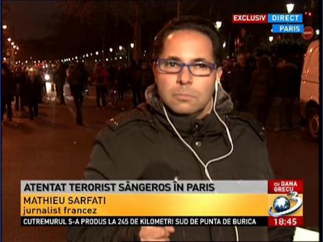 Jurnalistul Mathieu Sarfati, despre atentatul din Paris