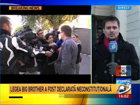 Reuniune de urgenţă pentru noua lege Big Brother