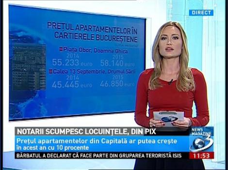 Notarii scumpesc locuințele din pix