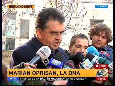 Marian Oprişan, la DNA