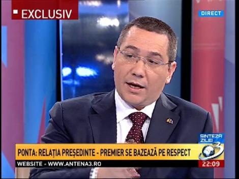 Ponta: Iohannis s-a comportat ca un preşedinte