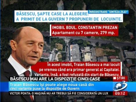 Fostul preşedinte mai are la dispoziţie CINCI imobile, din care &icirc;şi poate alege reşedinţa