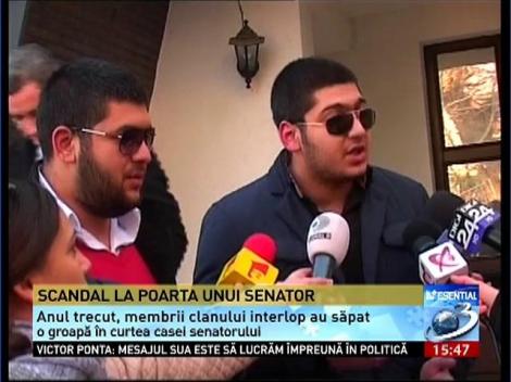 Scandal la poarta unui senator