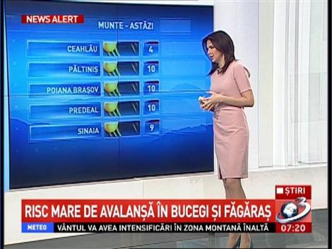 Pericol de avalanșă &icirc;n Bucegi și Făgăraș