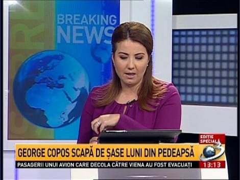 George Copos scapă de șase luni din pedeapsă