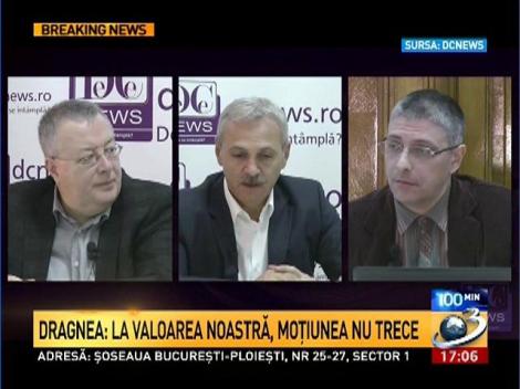 Dragnea: La valoarea noastră, moţiunea nu trece