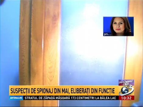 Suspecții de spionaj din MAI, eliberați din funcție