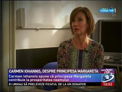 Carmen Iohannis, despre principesa Margareta