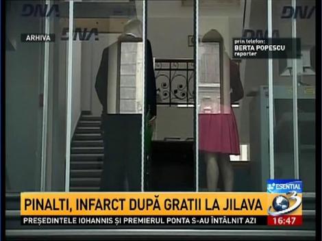 Pinalti, infarct după gratii la Jilava