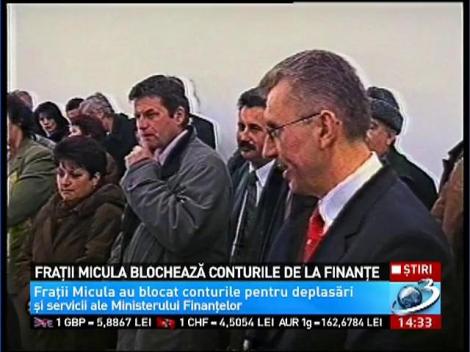 Frații Micula blochează conturile de la Finanțe