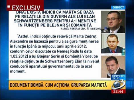 Document: Cum acţiona gruparea mafiotă