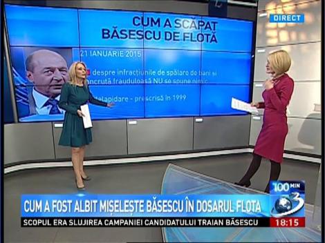 100 de Minute: Cum a fost albit mişeleşte Băsescu în dosarul Flota