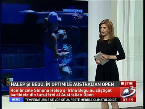 Halep și Begu, în optimile Australian Open