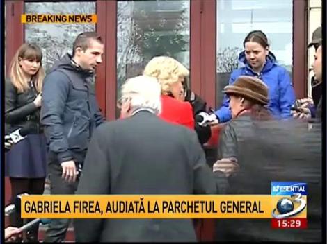 Gabriela Firea, audiată la Parchetul General