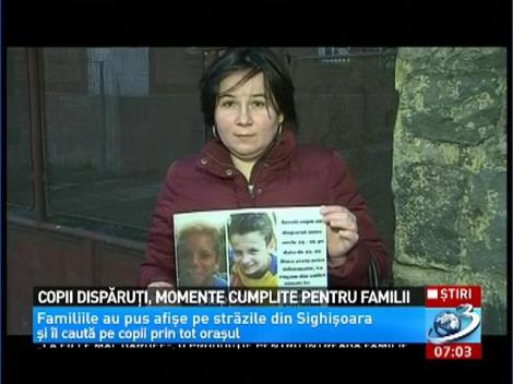 Copii dispăruți, momente cumplite pentru familii