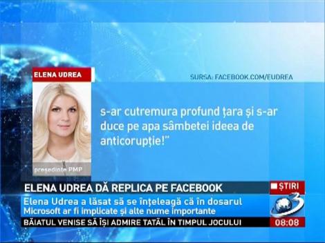 Elena Udrea dă replică pe Facebook