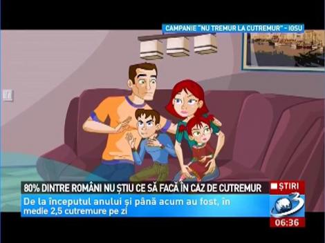 80% dintre români nu ştiu ce să facă în caz de cutremur