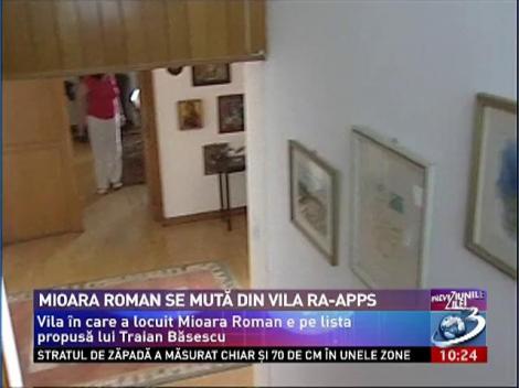 Miora Roman se mută din vila RA-APPS