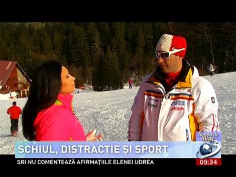 NUMAI DE BINE. Schiul, distracţie şi sport