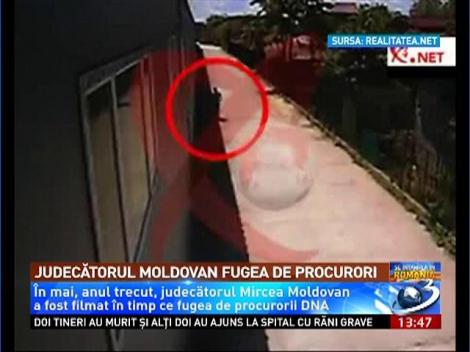 Judecătorul Moldovan fugea de procurori