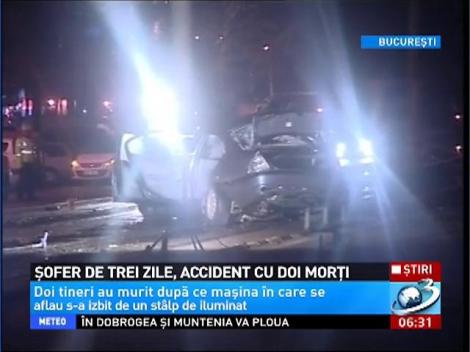 Accident grav &icirc;n Capitală. Doi tineri au murit, iar alţi doi sunt &icirc;n stare gravă
