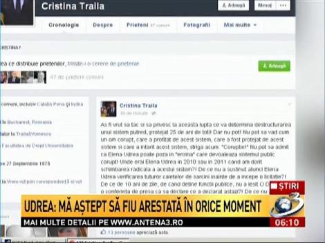 &ldquo;Elena Udrea, PROTEJATA unui sistem putred, strigă acum CORUPŢIE. De ce nu a verificat Udrea caietele de sarcini, c&acirc;nd era la putere?!&rdquo;