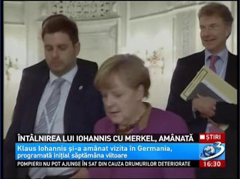 Preşedintele Iohannis şi-a am&acirc;nat vizita oficială &icirc;n Germania