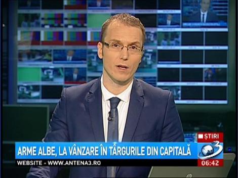 Arme albe, la vânzare la târgurile din Capitală