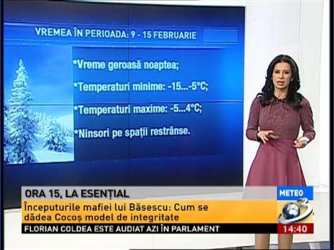 Vremea &icirc;n perioada 9-15 februarie