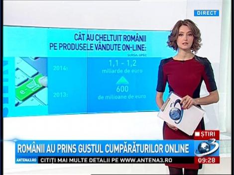 Românii au prins gustul cumpărăturilor online