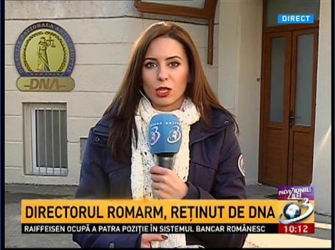 Directorul Romarm, reţinut de DNA