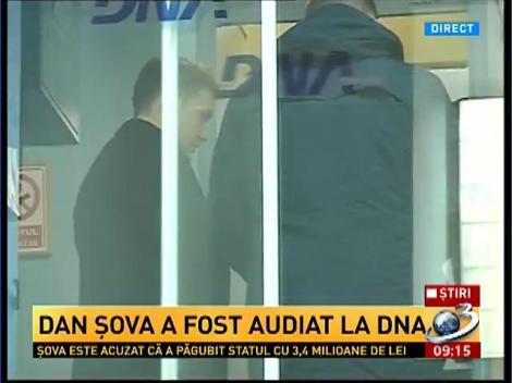 Dan Şova a fost audiat la DNA pentru a da explicaţii în dosarul Turceni