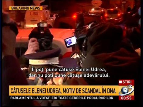 Cătuşele Elenei Udrea, motiv de SCANDAL &icirc;n DNA