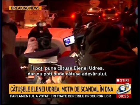 Cătuşele Elenei Udrea, motiv de SCANDAL în DNA