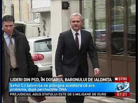 Liderii din PSD, în dosarul baronului de Ialomiţa