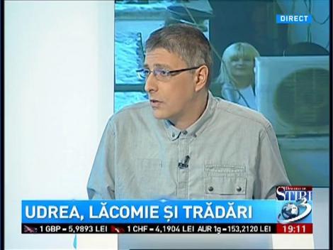 Dincolo de Ştiri: Val V&acirc;lcu, despre cum o respinge Băsescu pe Udrea