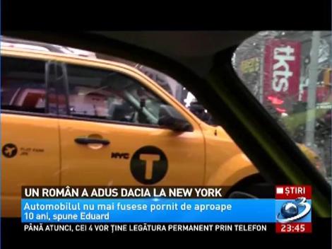 Un rom&acirc;n a adus Dacia la New York