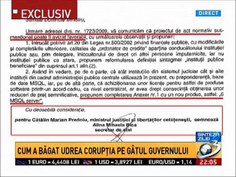 Sinteza Zilei: Avizul de la Ministerul Justiţiei pentru achiziţionarea softurilor Microfost în valoare de 100 milioane euro