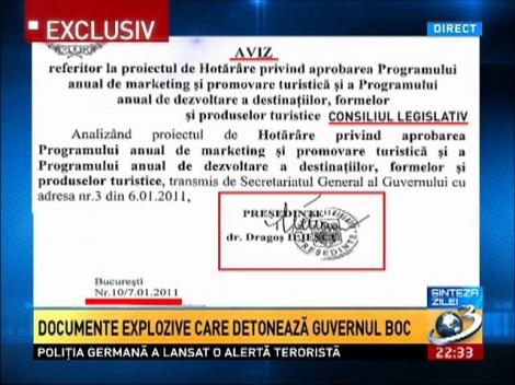 Sinteza Zilei: Documente explozive care detonează Guvernul Boc - Partea 2