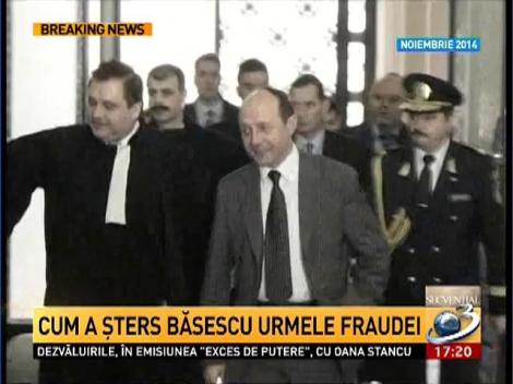 Secvenţial: Cum a şters Băsescu urmele fraudei