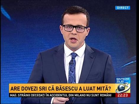 Sinteza Zilei: Are dovezi SRI că Băsescu a luat mită?