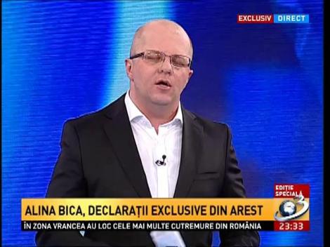 Exclusiv! Alin Bica, declaraţii exclusive din arest