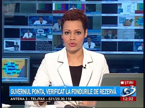 Guvernul Ponta, verificat la fondurile de rezervă