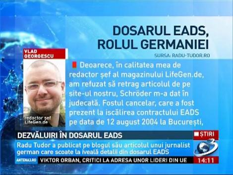 Dezvăluiri &icirc;n dosarul EADS