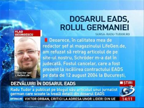 Dezvăluiri în dosarul EADS