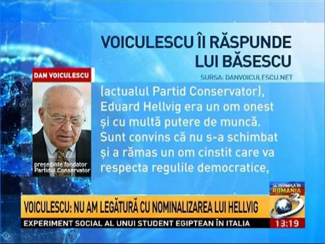 Dan Voiculescu, reacţie la atacul lui Traian Băsescu