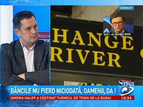 Dan Suciu, purtător de cuvânt al BNR, spune că BNR este direct implicată în problema oamenilor cu credite în moneda elveţiană