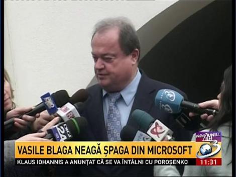 Vasile Blaga neagă şpaga din Microsoft