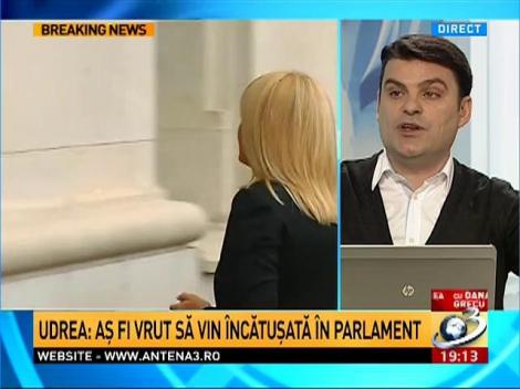 Radu Tudor: Elena Udrea se dă o victimă